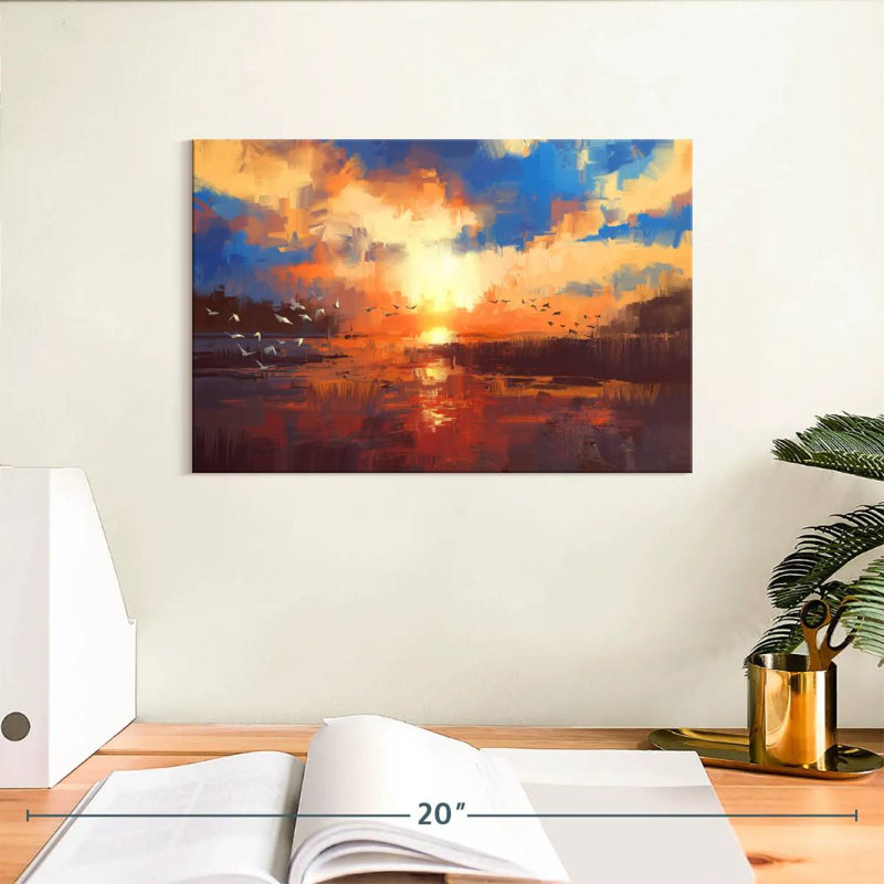 Alvord Sublime Sunset, H 8 po x l 12 po