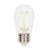 1-Watt (15-Watt Equivalent) Clear S14 Filament LED Light Bulb, Medium Base