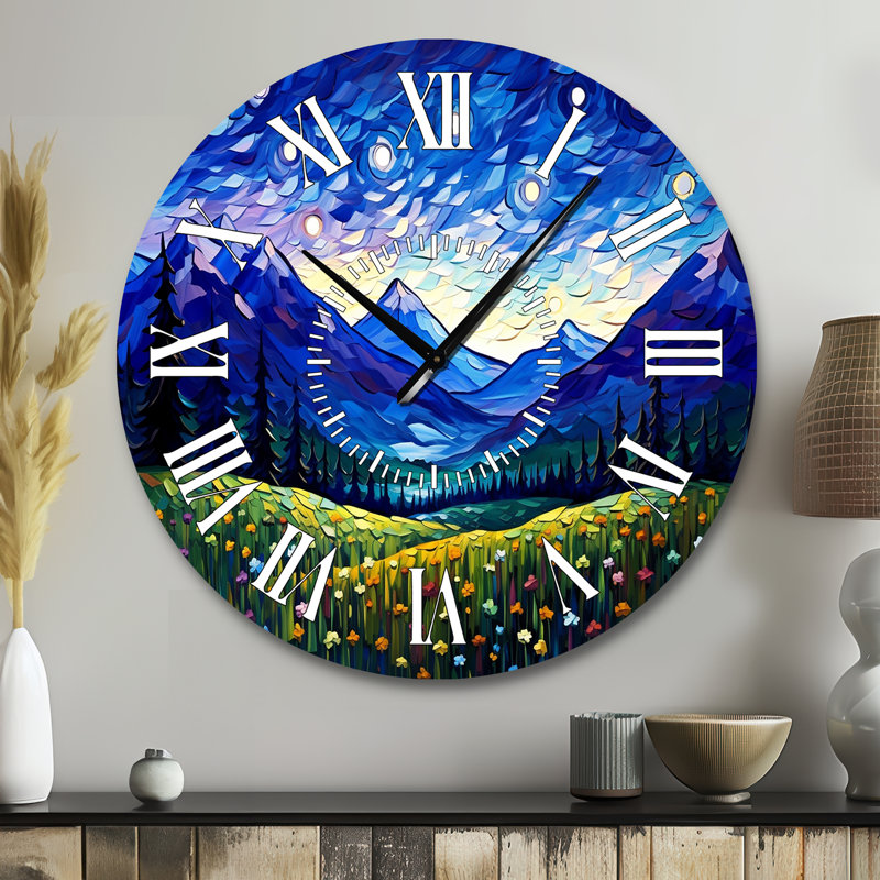Horloge murale Vangogh, Grand