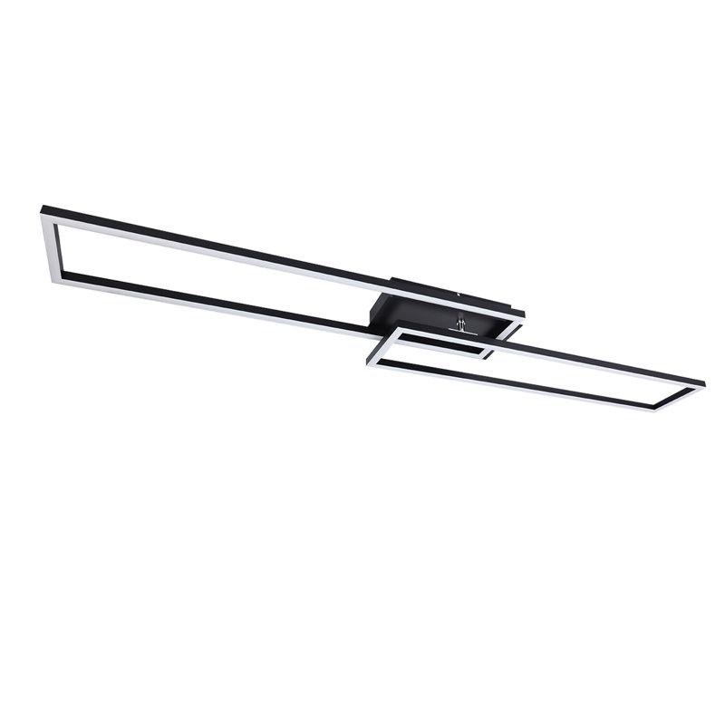 Darlynne LED Flush Mount, Matt black