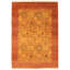 Tapis unique en laine noué à la main 6 pi x 8 pi 8 po New Age Ushak
