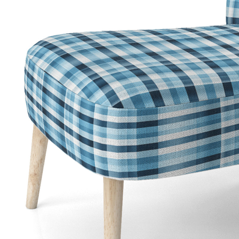 Chaise d'appoint rembourrée Nautical Charm
