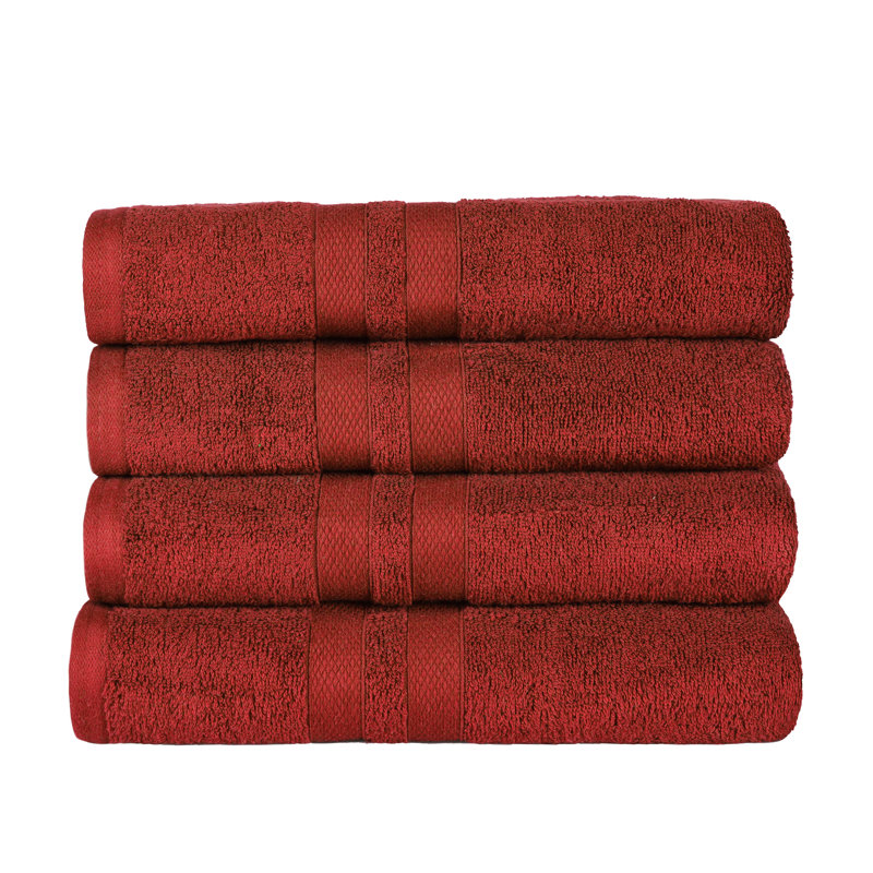 Blue Nile Mills Midweight Bath Towel, Maroon