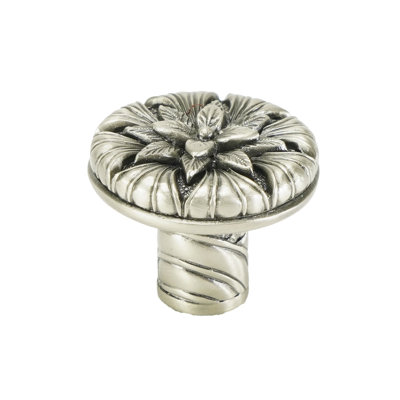 KEY LARGO KNOB 1-1/8”; BURNISH BRASS