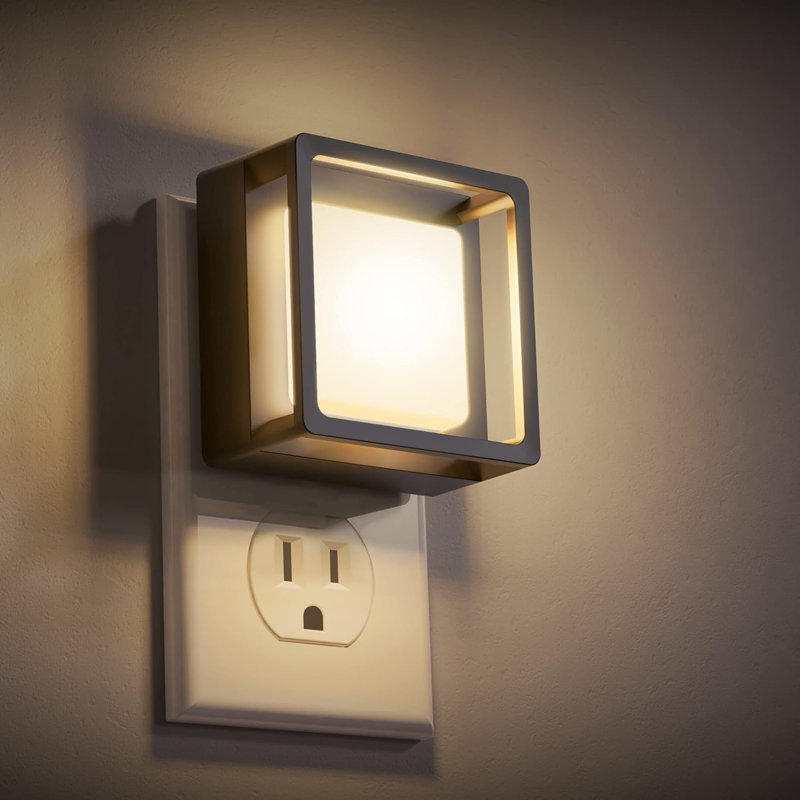 Veilleuse à brancher Philips avec capteur de lumière, blanc chaud 3000 K, gradateur coulissant Philips