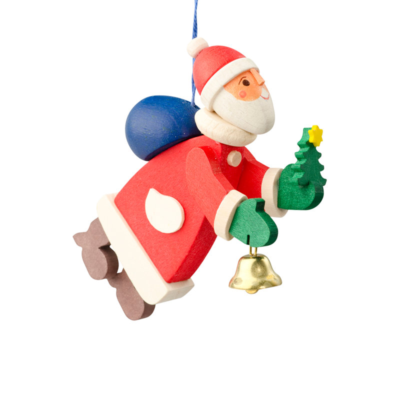 Ornement avec figurine suspendue père noël Graupner