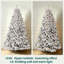Arbre de Noël enneigé avec pomme de pin-2103023074