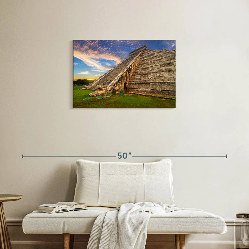 Adella Kukulcan Step Pyramid, 20" H x 30" W