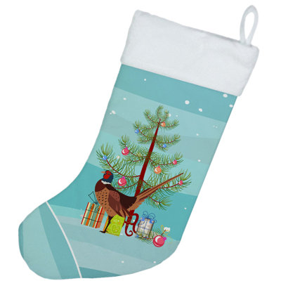 Ring-Necked Common Pheasant Christmas Stocking