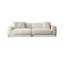 Canapé modulaire en velours blanc-1683568297