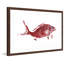 "alignement rouge 2" , reproduction d’art encadrée-20586367