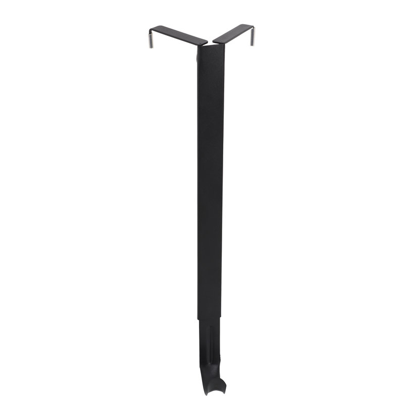 Adapt Top & Length Adjustable Wreath Hangers, Matte Black 