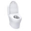 Toilette allongée deux pièces à fixation au sol Aquia® IV 0,9 GPF