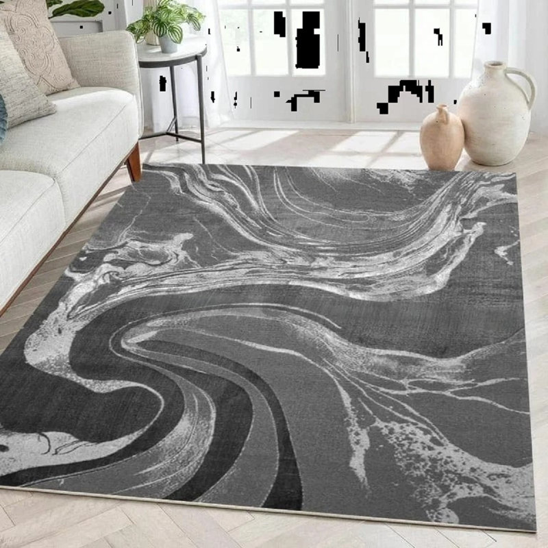 Abstract Area Rug, Rectangle 160 x 230 cm