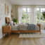 Lit de base en bois massif L piéton avec pied de lit assorti-860483177-874805679