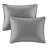 2 Piece Quilt Set Grey Twin/Twin XL