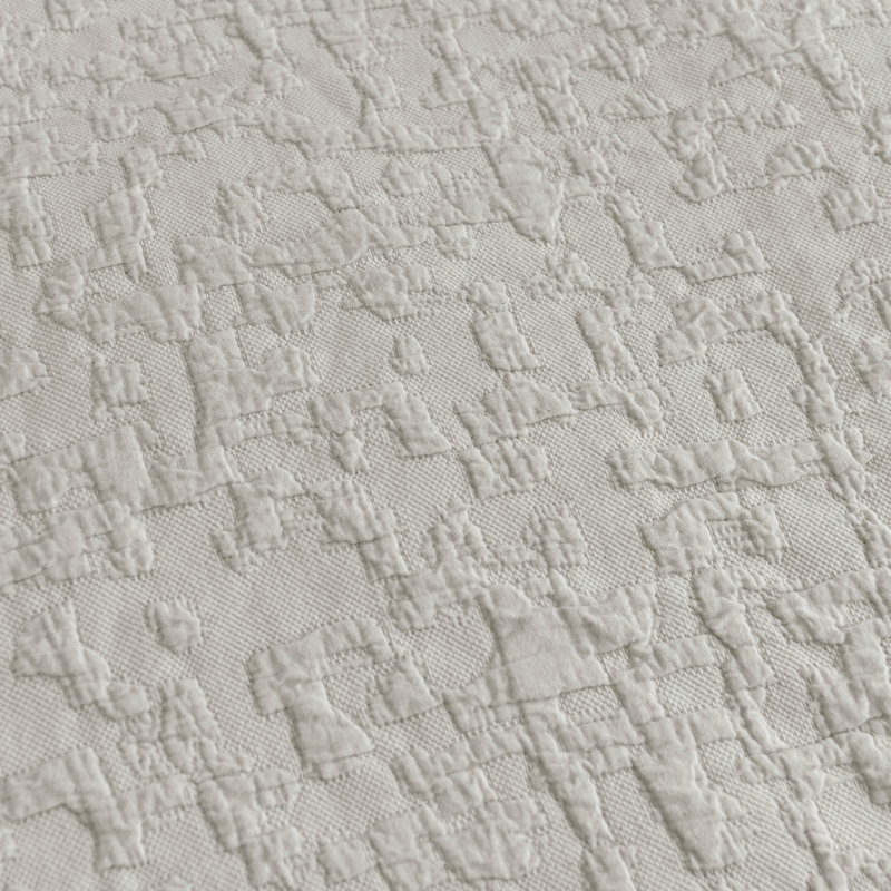 Porto Matelassé Abstract Design Classic Chic Casual Euro Sham, Light Taupe