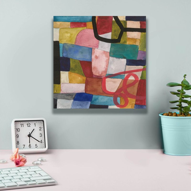 Epic Graffiti 'Freeway 6'  by Cheryl Warrick Canvas Wall Art, 12" x 12"