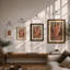 Radiant Bloom Botanical - Framed Print-1239971734-1239971730