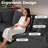 Boneless 108” U Shaped Boneless Sectional Cloud Sofa Couches For Living Room, Upholstered Deep Seat Sectional Sofa With 2 Ottoman, Comfort Modular Sectional Sofa Couches For Living Room Bedroom(Black)-1985101896