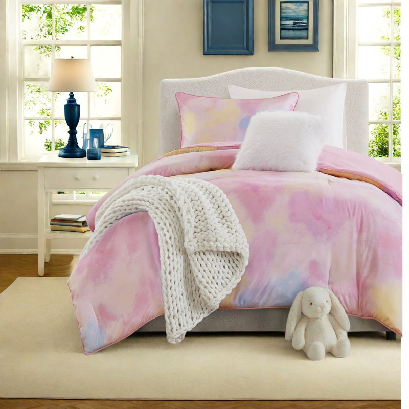 Ensemble de literie OEKO TEX, polyester simple TG, aquarelle moderne confort