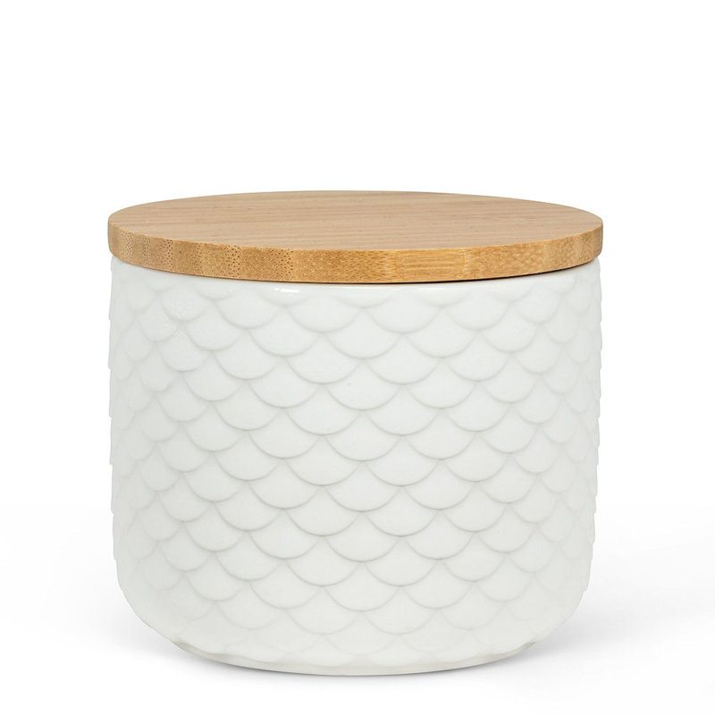 Pot de cuisine texturé, H 3,5 po x l 3,5 po x P 3,5 po
