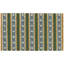 Floral Stripe Blue Classic Doormat