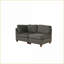 Ensemble de canapés modulaires 2 pièces, chenille gris ardoise pour petits espaces | Chenille | Gris ardoise-1791395236-1791395235