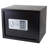 Stalwart Digital Safe - Compact Steel Security Box - Electronic Keypad, Manual Override Keys
