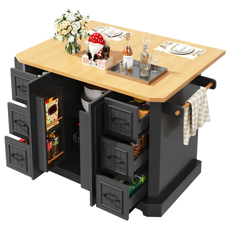 Wood Kitchen Island