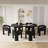 Double Pedestal Dining Set with Chairs-1417079162-1417079164