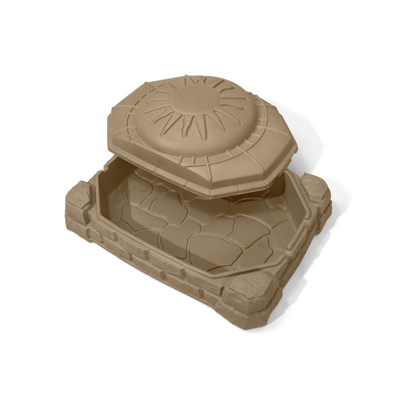 Step2 81.2cm x 39.4cm Plastic Rectangle Sandbox with Cover