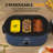 Electric Roaster Oven With Removable Pan, 3 Compartments