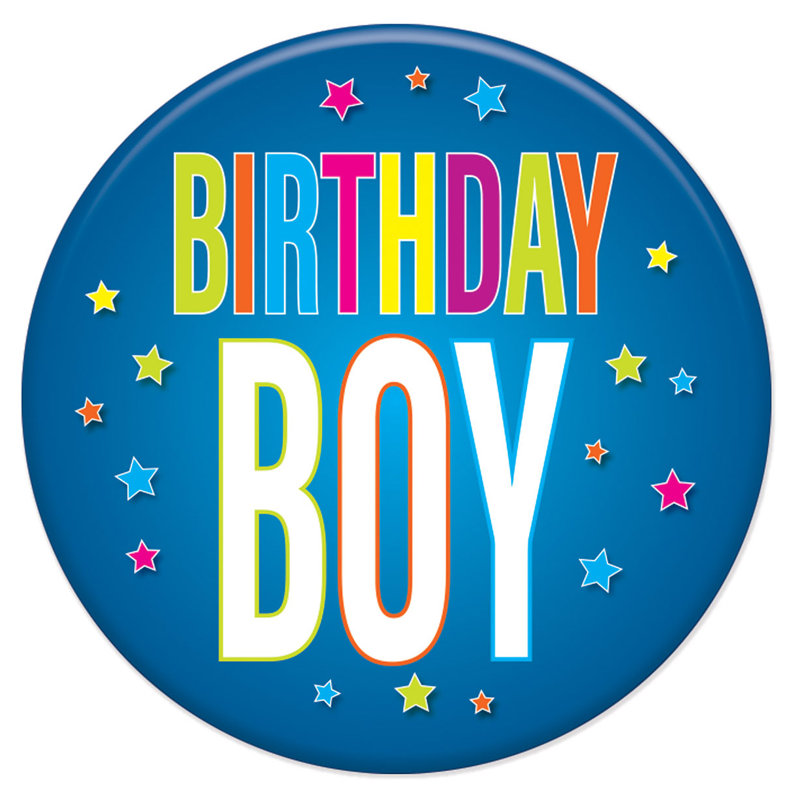 Birthday Boy Button