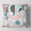Carré, collage d'art coloré aux couleurs pastel - Coussin décoratif imprimé moderne-60158827