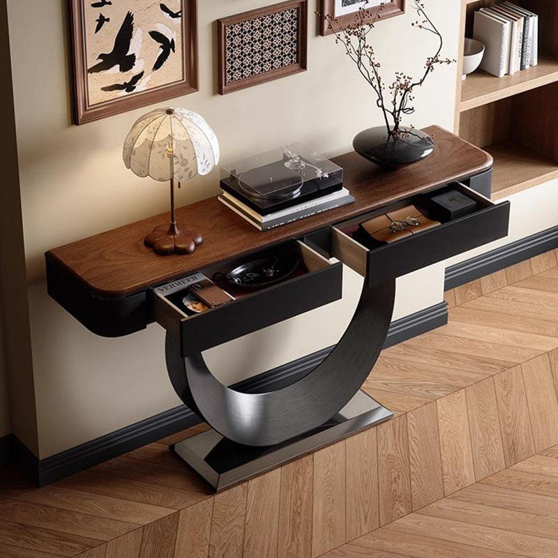 Console Retro Luxury, H 33,46 po x l 55,12 po x P 13,78 po