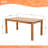 Audre Rectangular Teak Outdoor Dining Table-1755629312