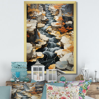 «Abstract Waterfall Endless Journey», reproduction sur toile