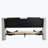 Upholstered Platform Bed Frame with led, Bluetooth connection to play music control-146953080