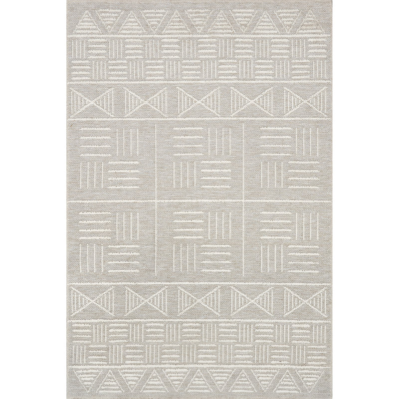 Tapis géométrique Demetra, Rectangle 5 pi 3 po x 7 pi 6 po