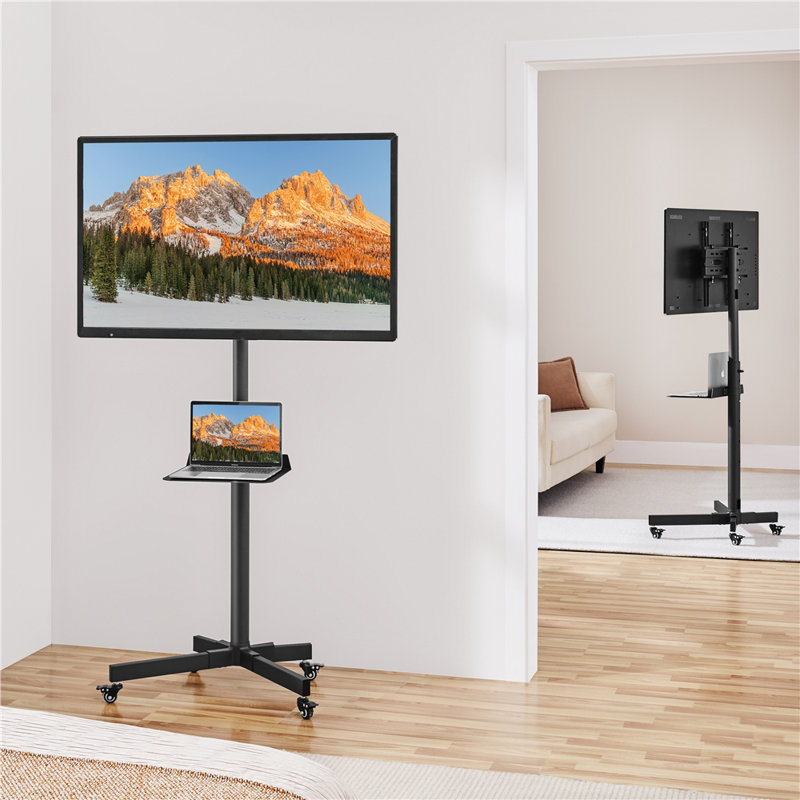 Symple Stuff Single Screen Floor Stand Mount