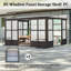 Solarium mural en aluminium pour patio-99076004