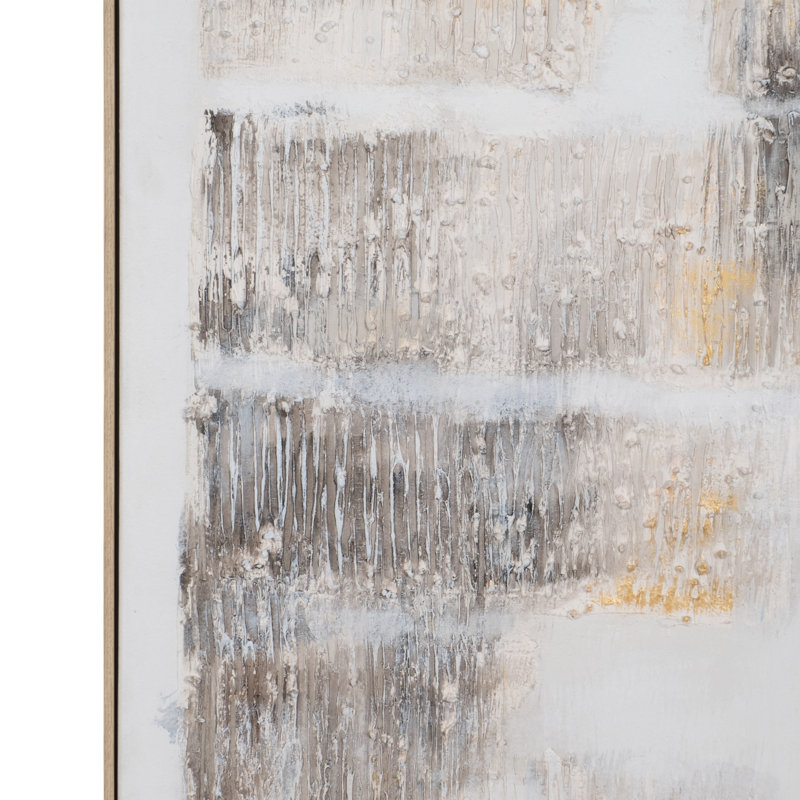 Abstract Framed On Canvas Painting