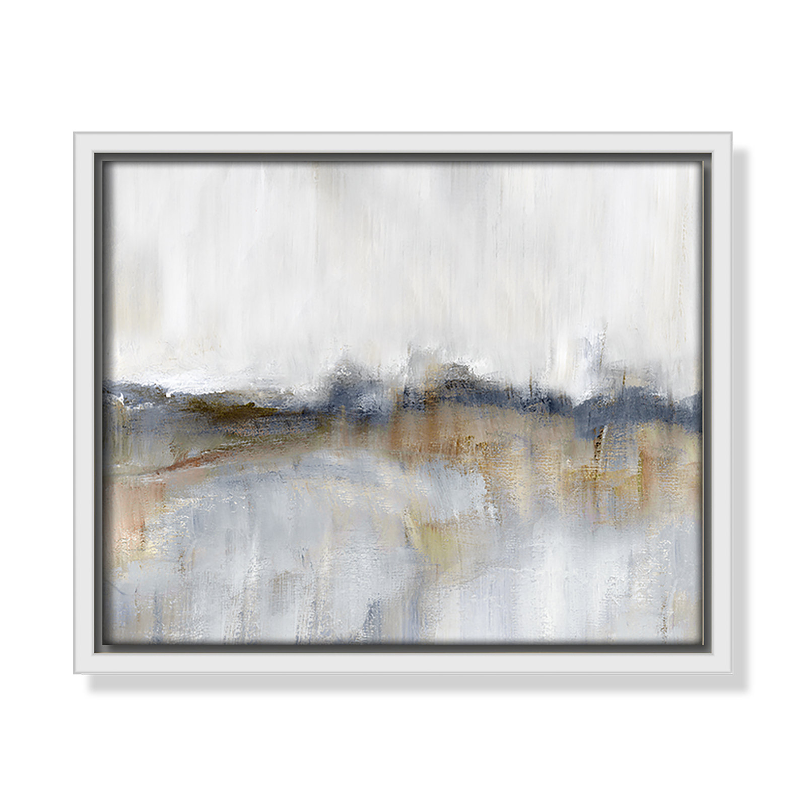 Autumnal Tide by Nan - Floater Frame Print on Canvas, 9.5" H x 11.5" W, White