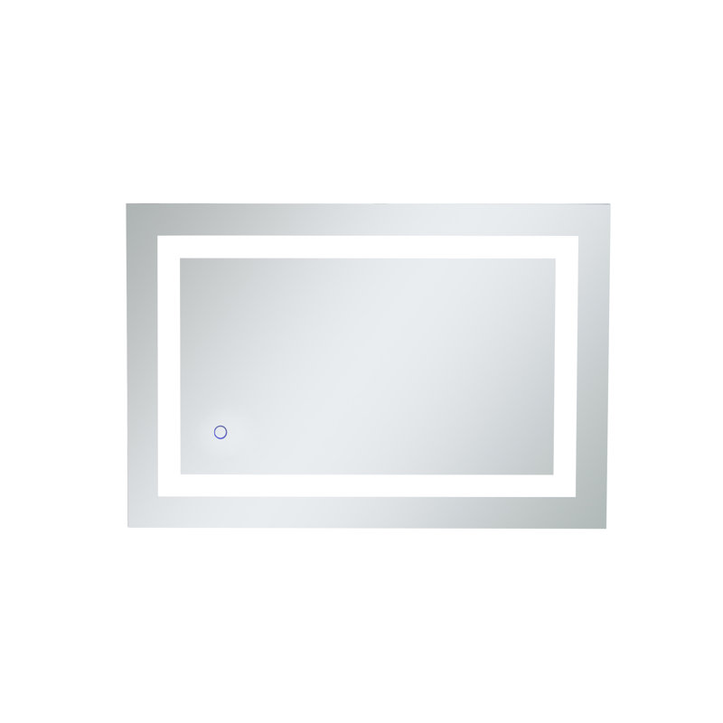 Scoles Flat LED Wall Mirror, 30" x 20"