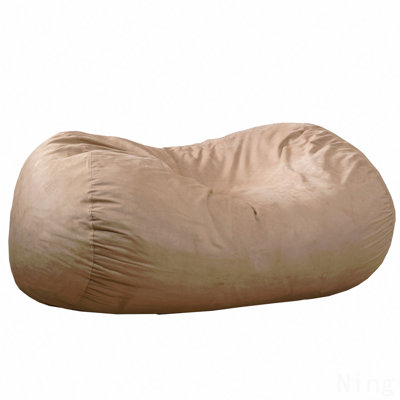 6.5 Foot Suede Cylindrical Bean Bag, Tuscany
