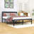 Stephane Platform Bed Frame with Rustic Headboard-2027134168