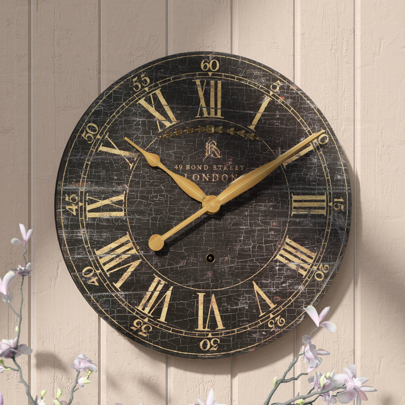Haslingden Manufactured Wood Wall Clock, Small
