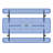 96" Rectangular Picnic Tables Blue-1397190233
