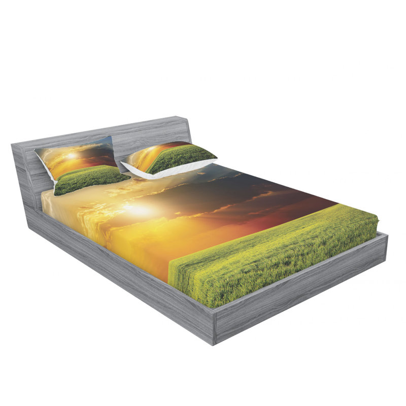Microfiber Sheet Set, Full Sheet Set with Fitted Sheet